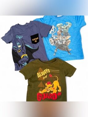 Disney Kids Superhero Tees bundle 3T | boys tshirt bundle toddler 3t